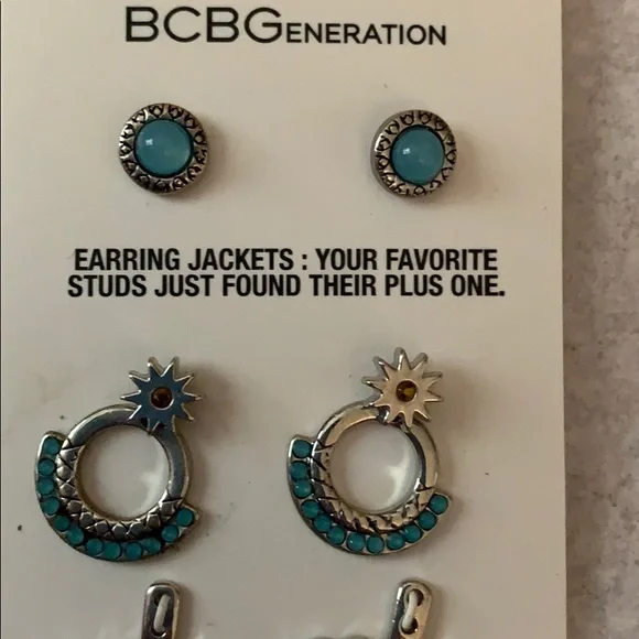 BCBGeneration earrings and jackets set - endless options! - Picture 2 of 3